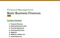 Business Financial Management